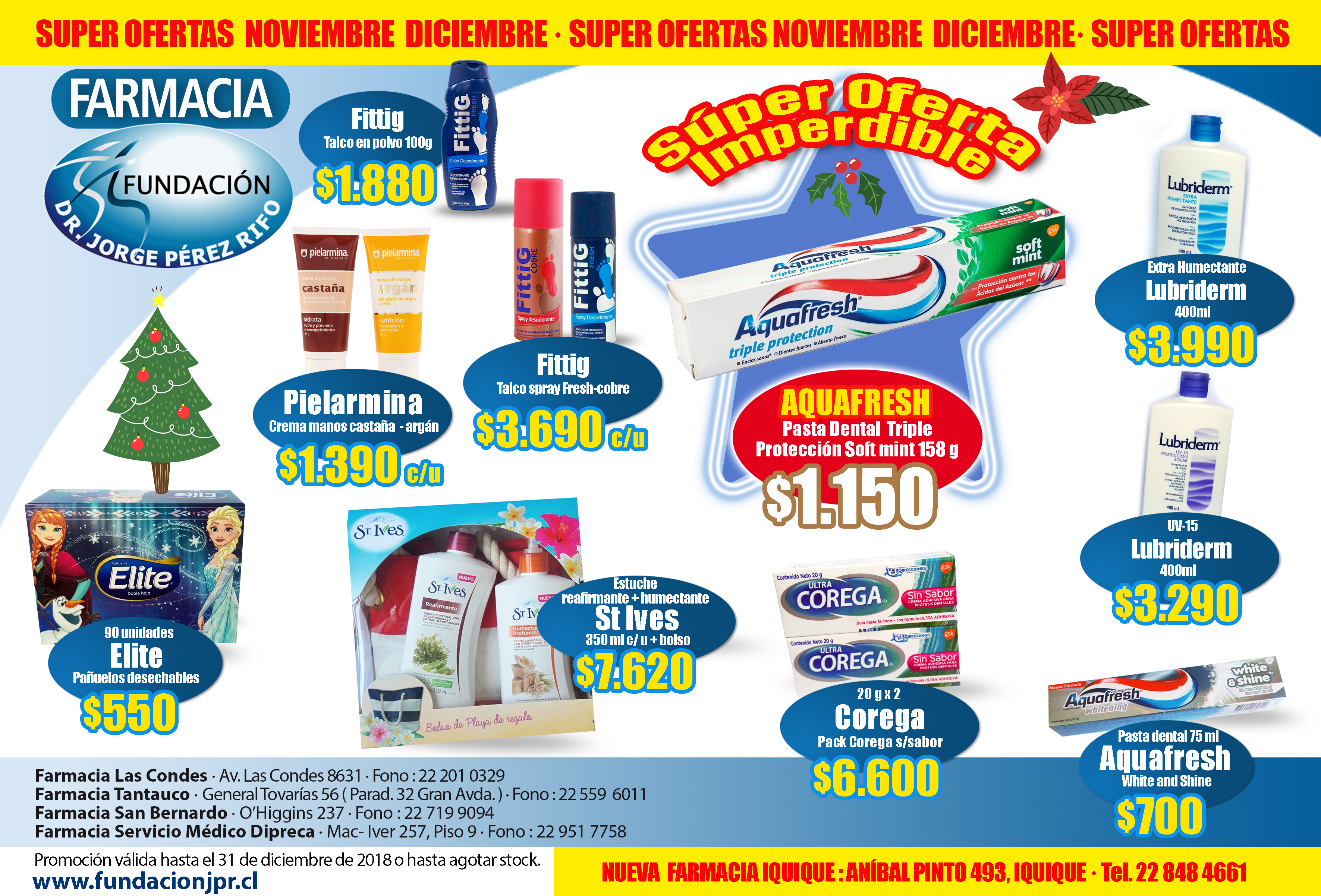 Ofertas de farmacia fundacion mes de noviembre